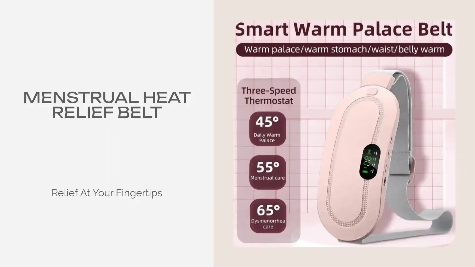 Menstrual Heat Relief Belt by@Outfy